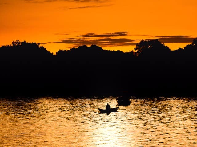 Alter do chao por do sol